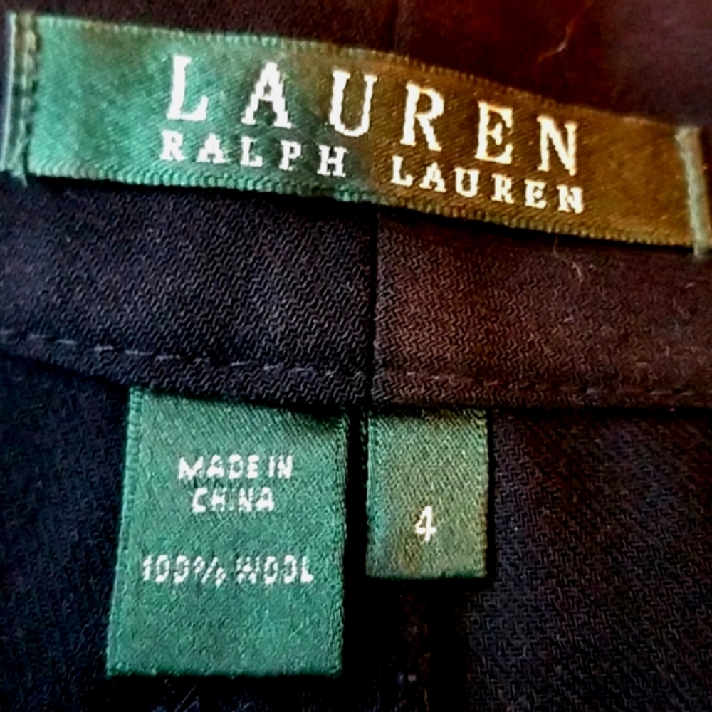 Firm$ LRL 100% lightweight Wool flat front Dresspants